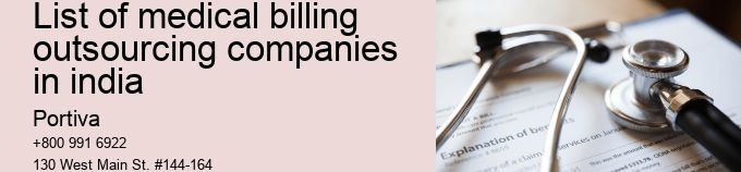 list of medical billing outsourcing companies in india